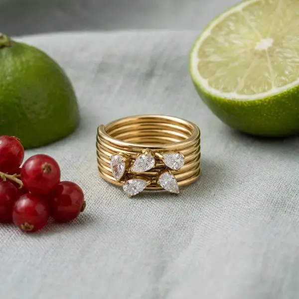 Pear Cluster Ring, photo 4