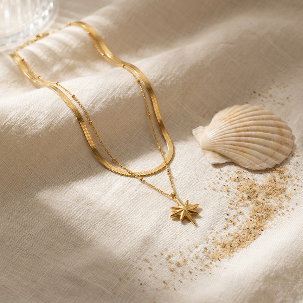 North Star Layered Necklace, photo 2