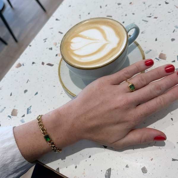 Square Emerald Ring, photo 5
