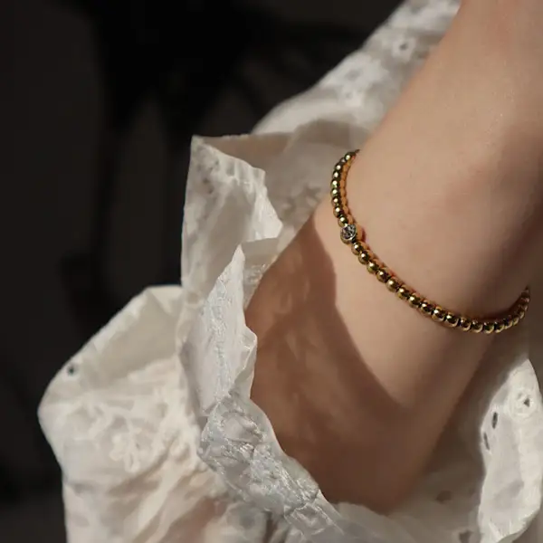 Beaded Solitaire Bracelet, photo 4