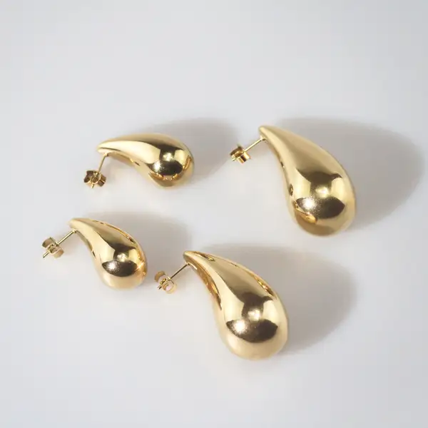 Chunky Teardrop Earrings, photo 5