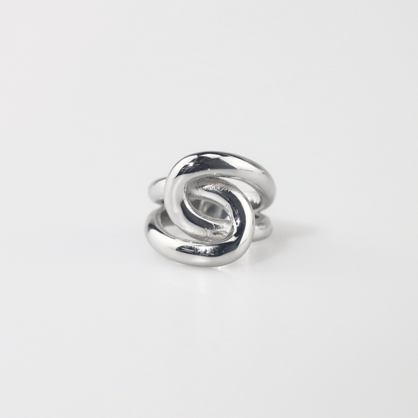Interwoven Chunky Band Ring, photo 4