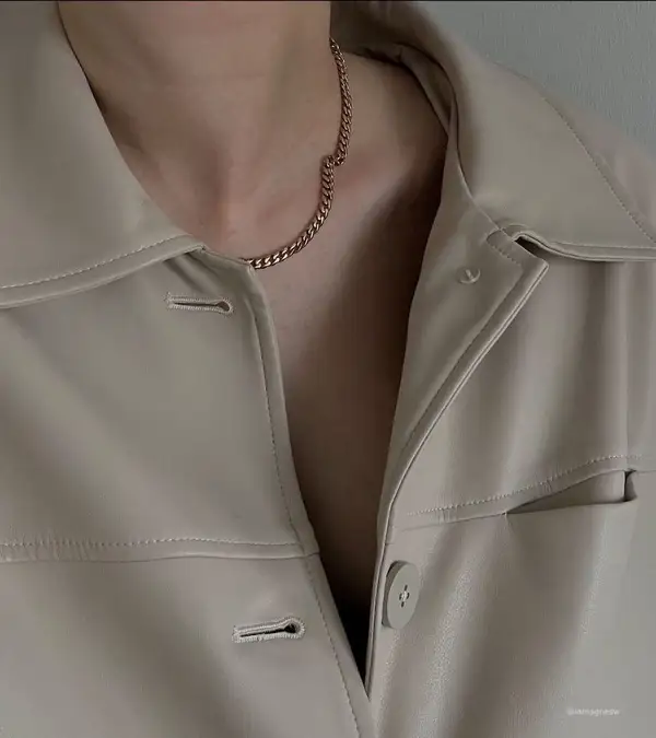 Cora Curb Chain Necklace, photo 4