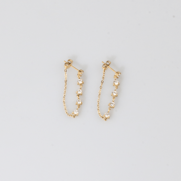 Twinkling Chain Earrings, photo 3