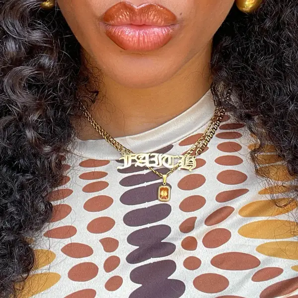 Nameplate Necklace, photo 2