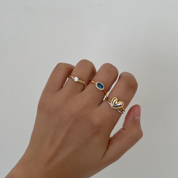 Heart to Heart Ring Set, photo 2