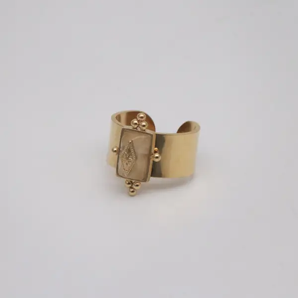 Vintage Waterproof Stainless Steel Ring, photo 6