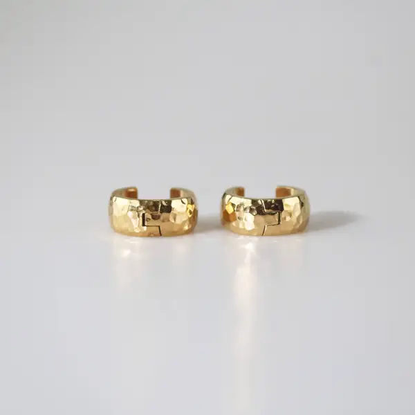 Hammered Small Hoops, photo 8