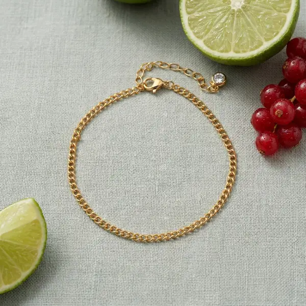 Curb Chain Anklet, photo 3